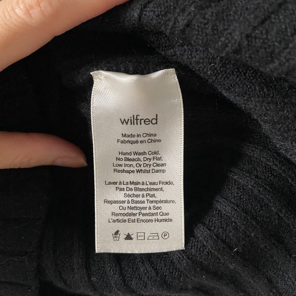 Wilfred 100% wool mockneck sweater - Picture 4 of 5